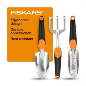 Fiskars 3-in-1 Garden- Tool- Set